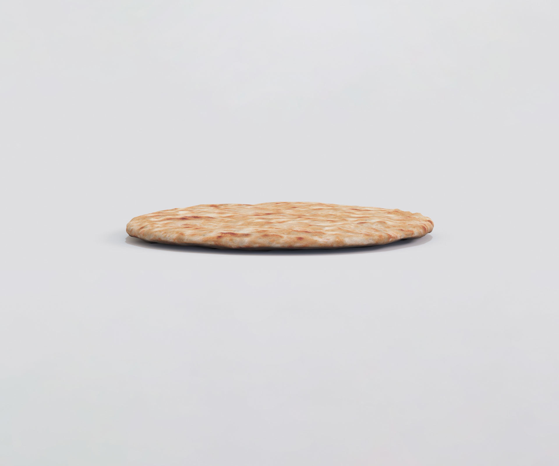 Realistic pita flatbread Low-poly 3D model_5