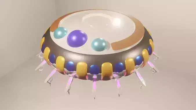 Frieza Spaceship - Dragon Ball 3D 