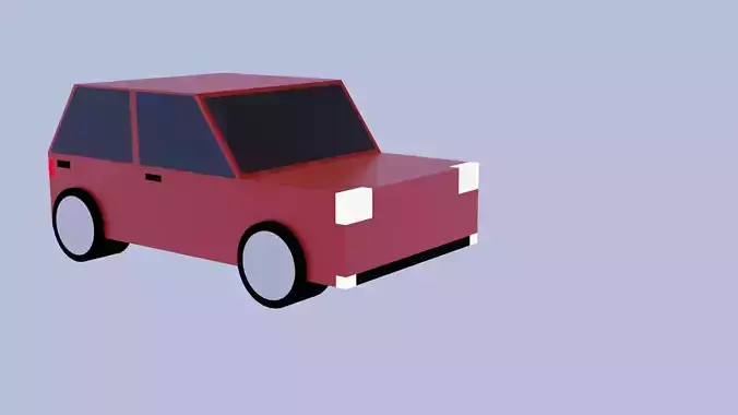 Low poly car