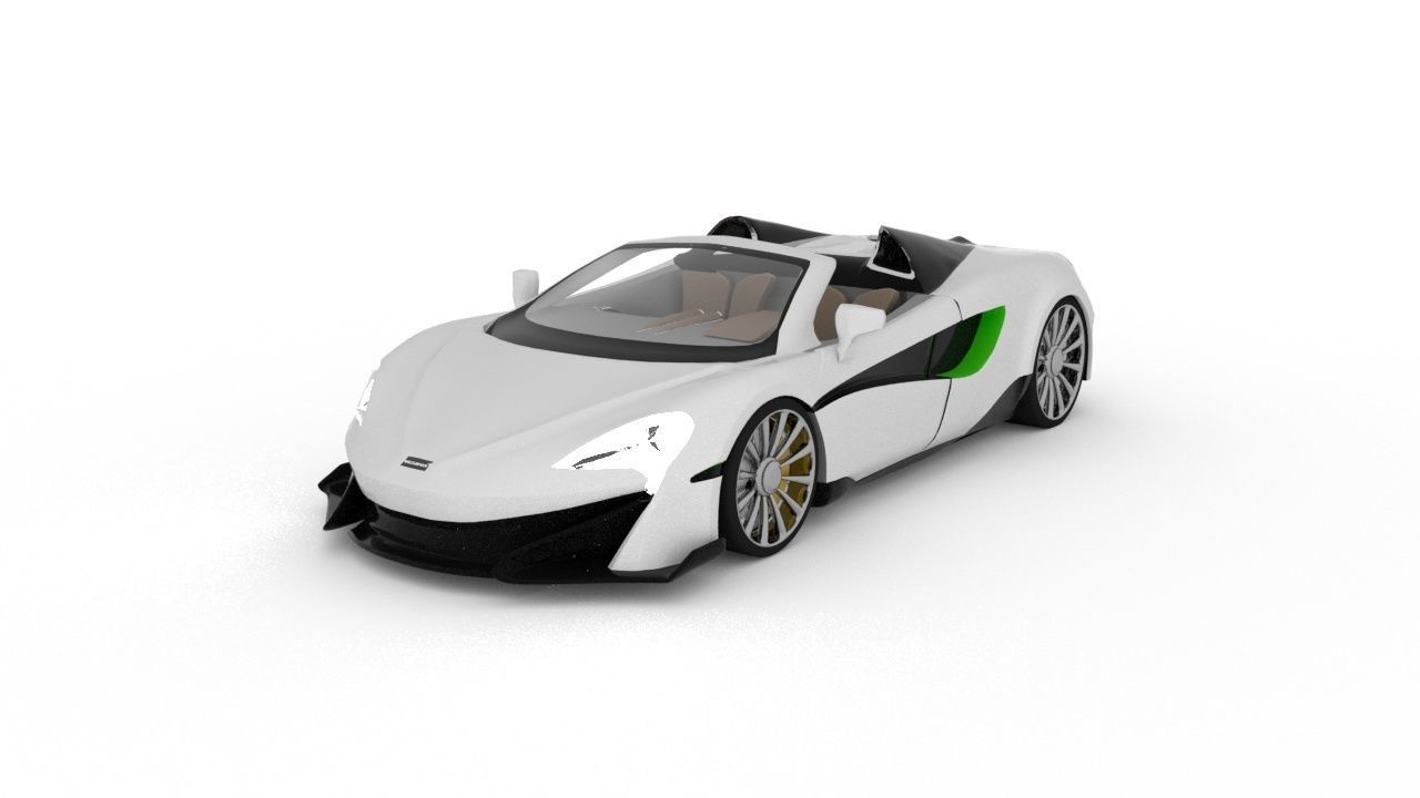 Mclaren 600 lt Free low-poly 3D model_1