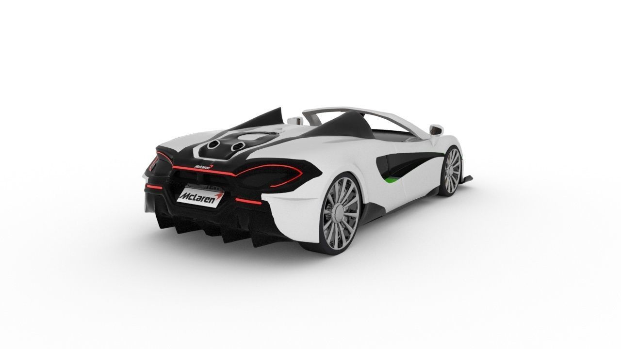 Mclaren 600 lt Free low-poly 3D model_3