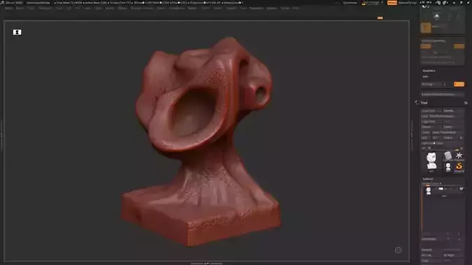 Modern Abstract Decorative sculpture 3d print model