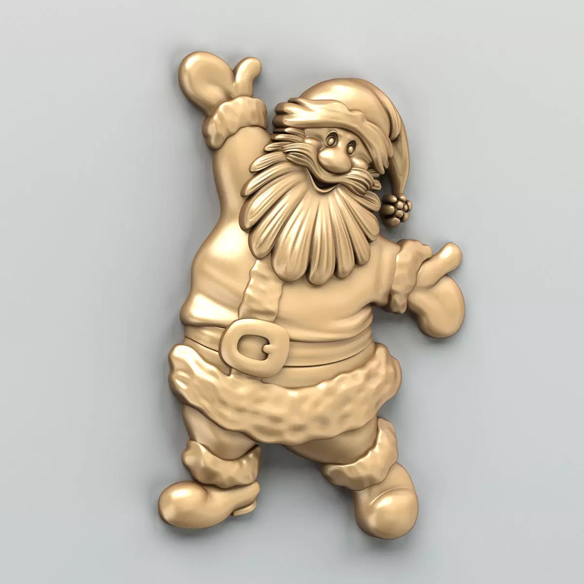 Carved decor central 023 3D model