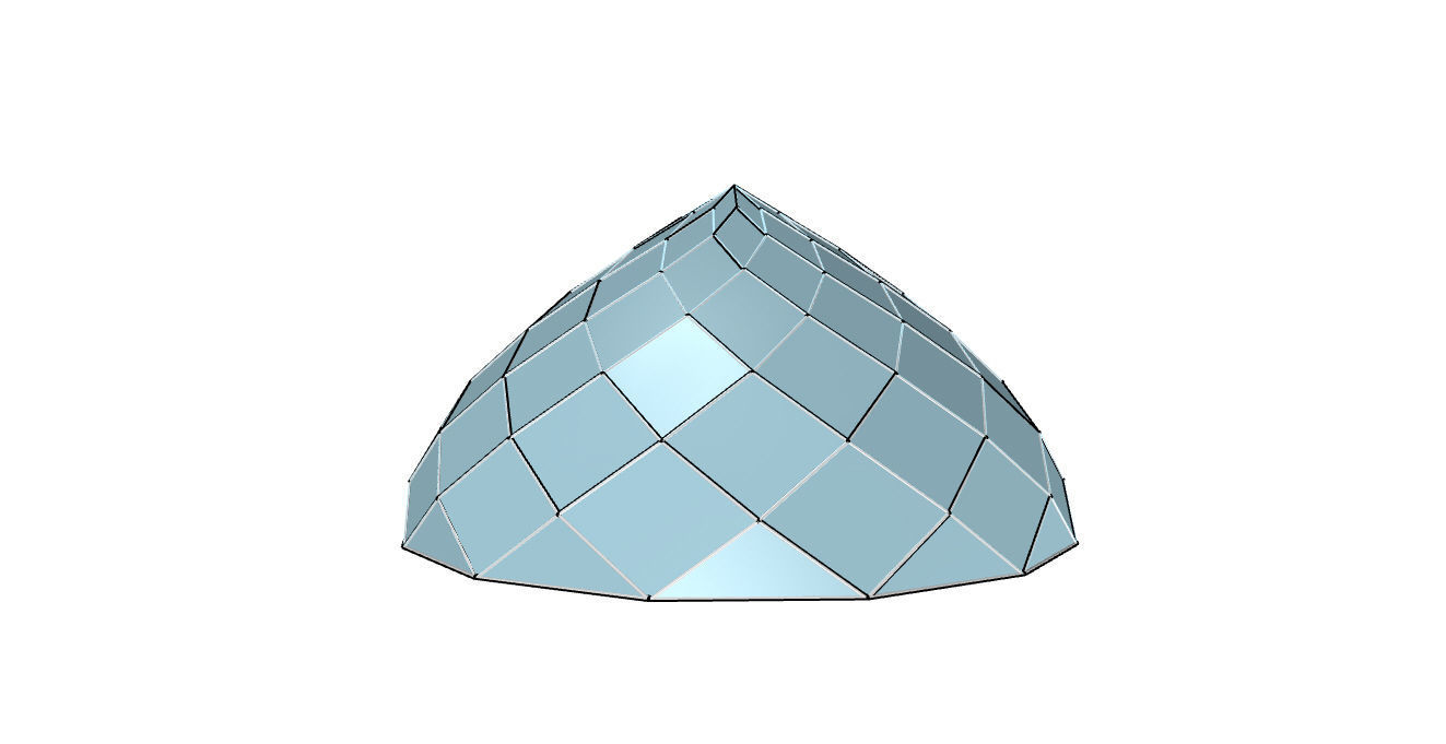 Pointed Dome with Door Opening and enclosure Panels 3D model_26
