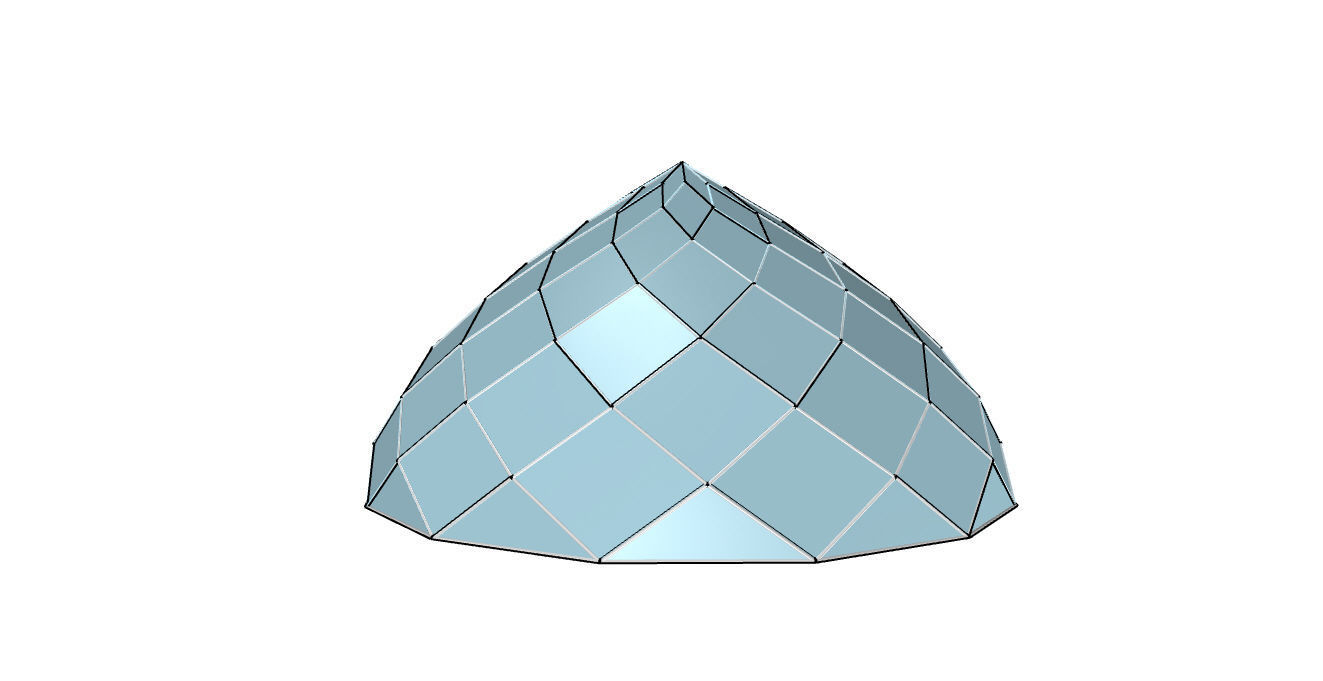 Pointed Dome with Door Opening and enclosure Panels 3D model_29