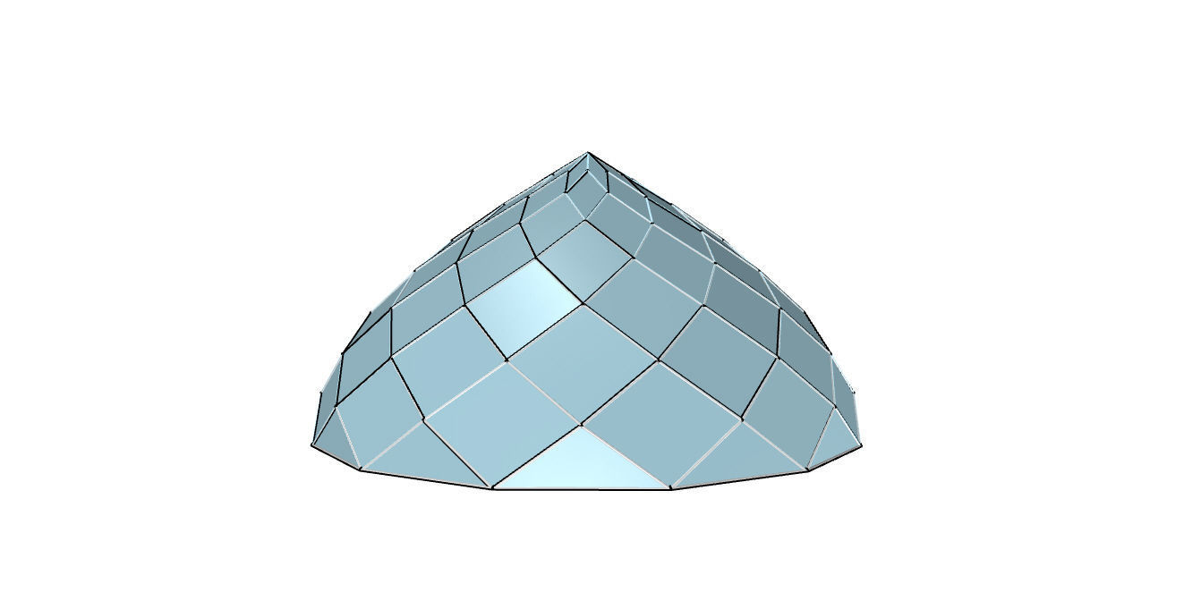 Pointed Dome with Door Opening and enclosure Panels 3D model_24