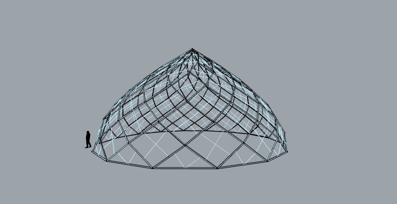 Pointed Dome with Door Opening and enclosure Panels 3D model_37