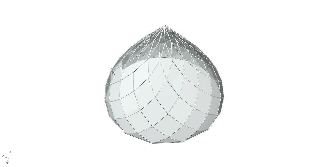 Pointed Dome with Door Opening and enclosure Panels 3D model_55