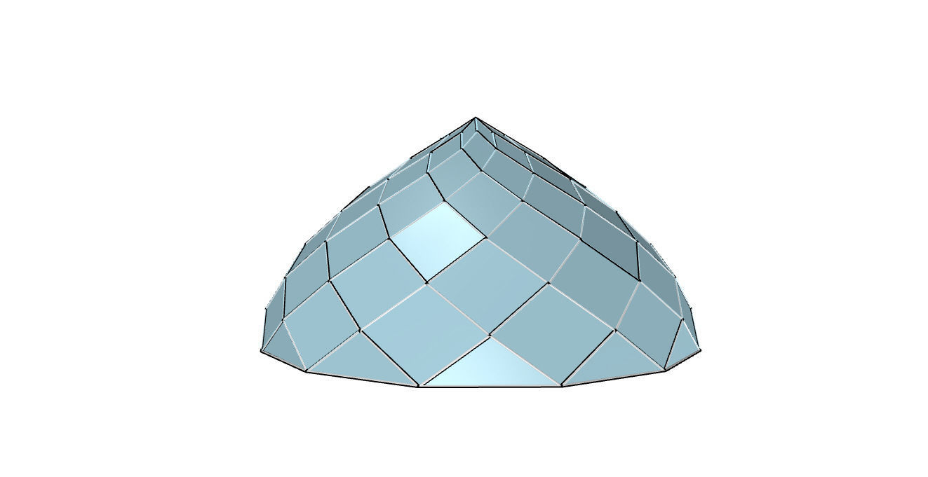 Pointed Dome with Door Opening and enclosure Panels 3D model_27