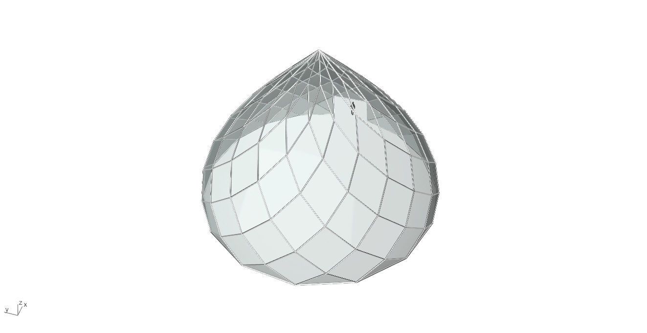 Pointed Dome with Door Opening and enclosure Panels 3D model_59