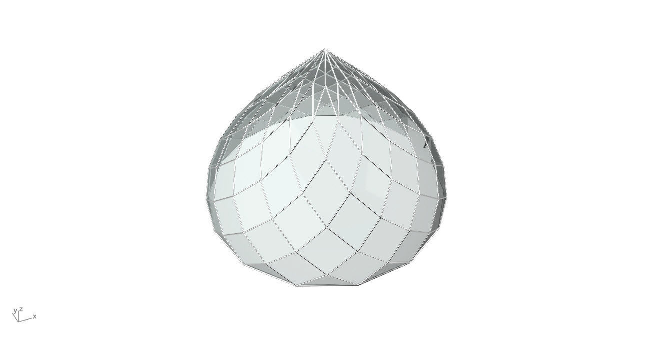 Pointed Dome with Door Opening and enclosure Panels 3D model_61