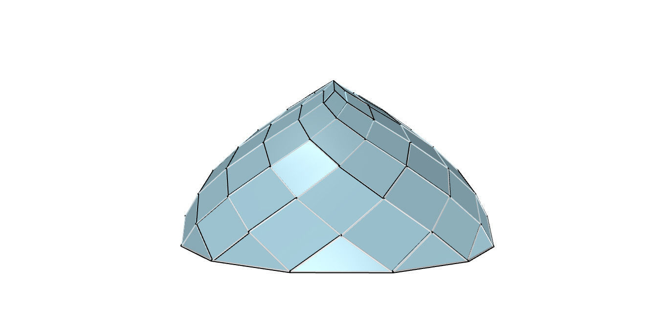 Pointed Dome with Door Opening and enclosure Panels 3D model_28