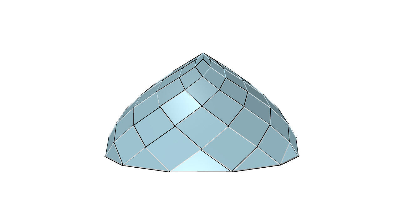 Pointed Dome with Door Opening and enclosure Panels 3D model_23