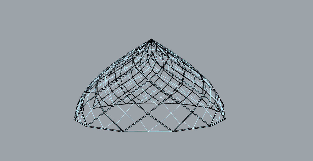 Pointed Dome with Door Opening and enclosure Panels 3D model_38