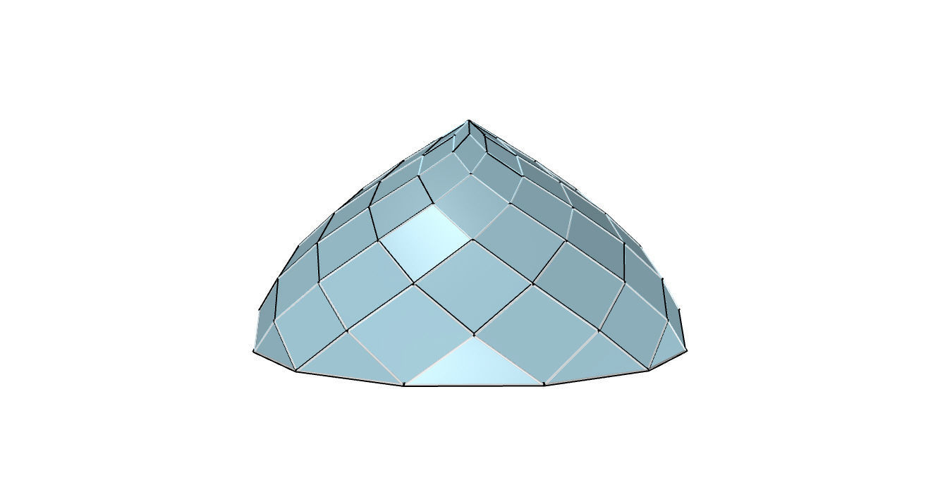 Pointed Dome with Door Opening and enclosure Panels 3D model_25