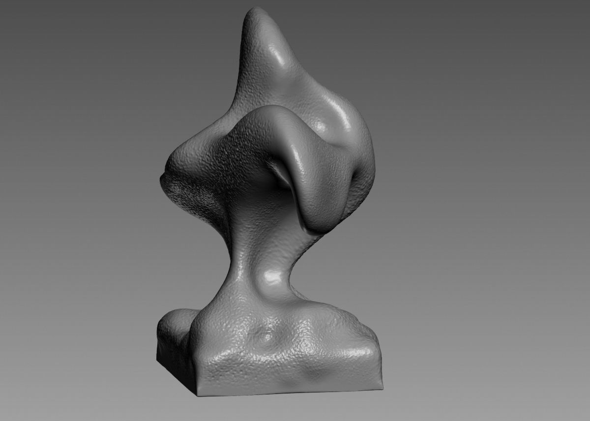 Modern Abstract Decorative sculpture 3d print model 3D print model_13