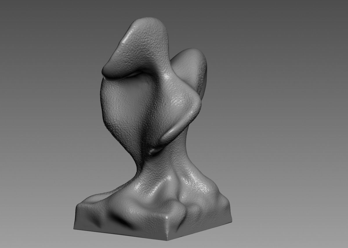 Modern Abstract Decorative sculpture 3d print model 3D print model_29