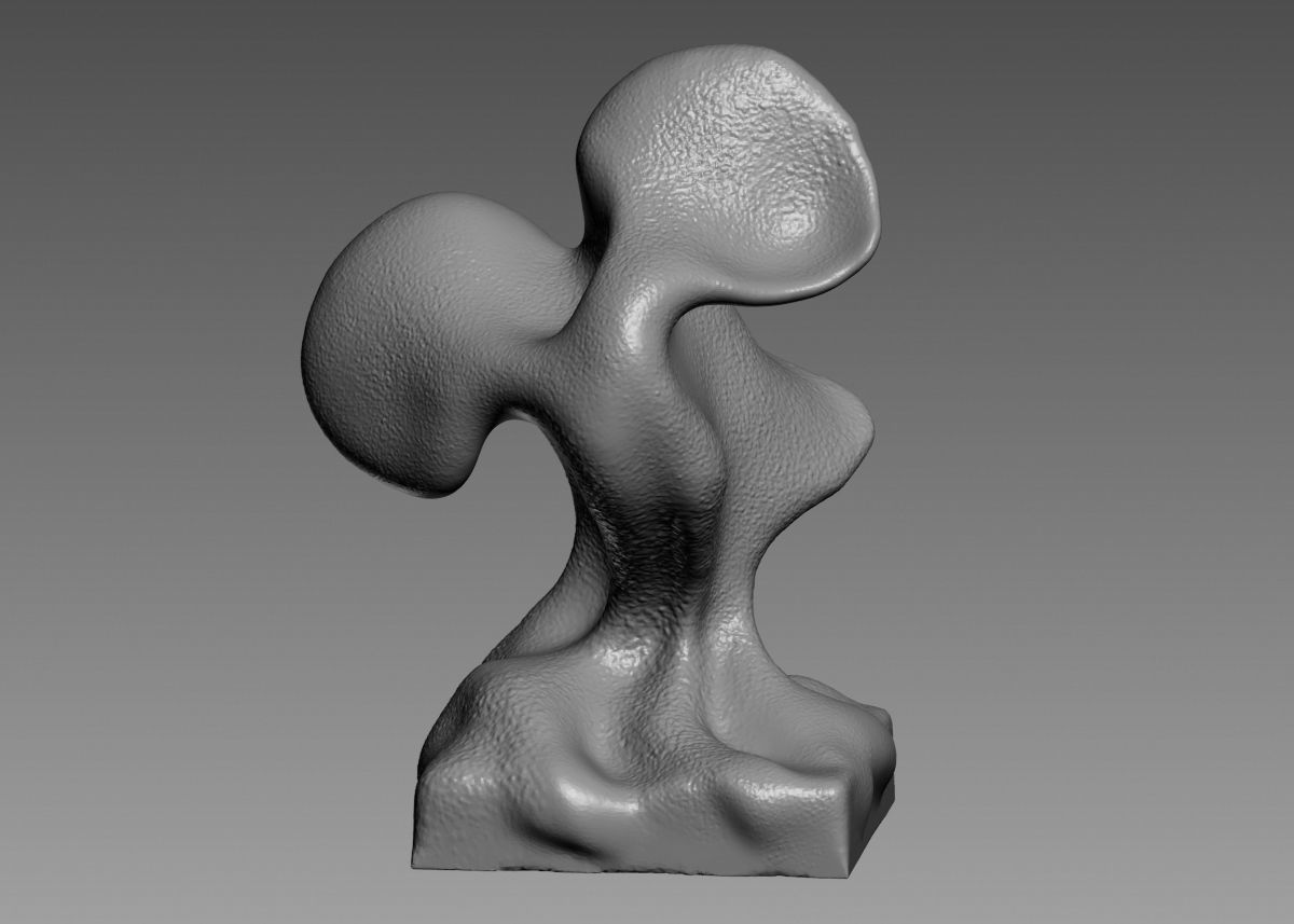 Modern Abstract Decorative sculpture 3d print model 3D print model_45