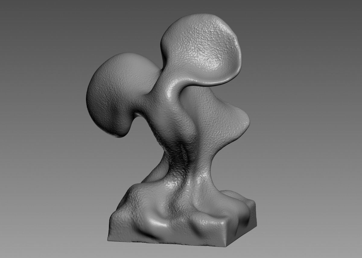 Modern Abstract Decorative sculpture 3d print model 3D print model_36
