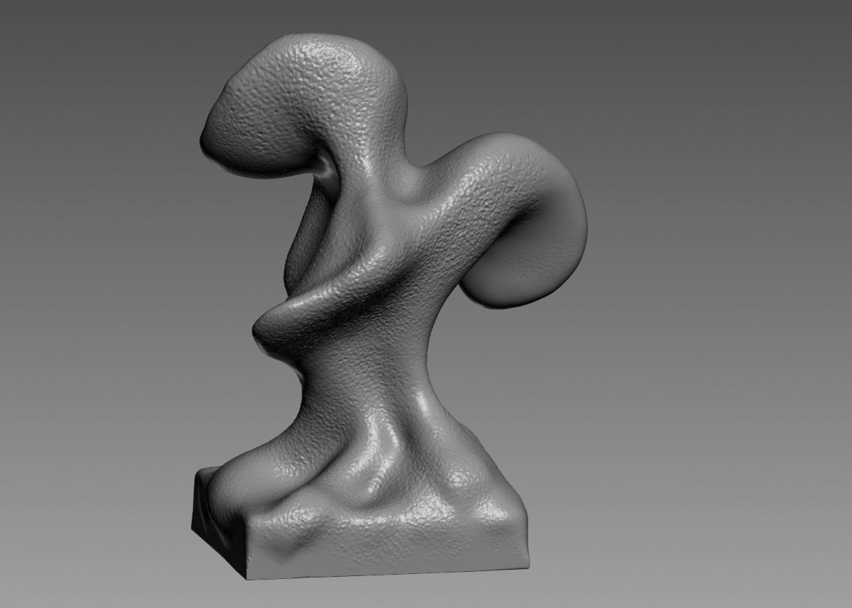 Modern Abstract Decorative sculpture 3d print model 3D print model_22