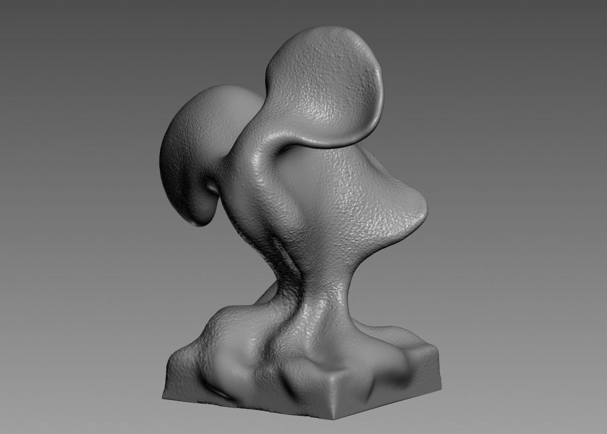 Modern Abstract Decorative sculpture 3d print model 3D print model_41