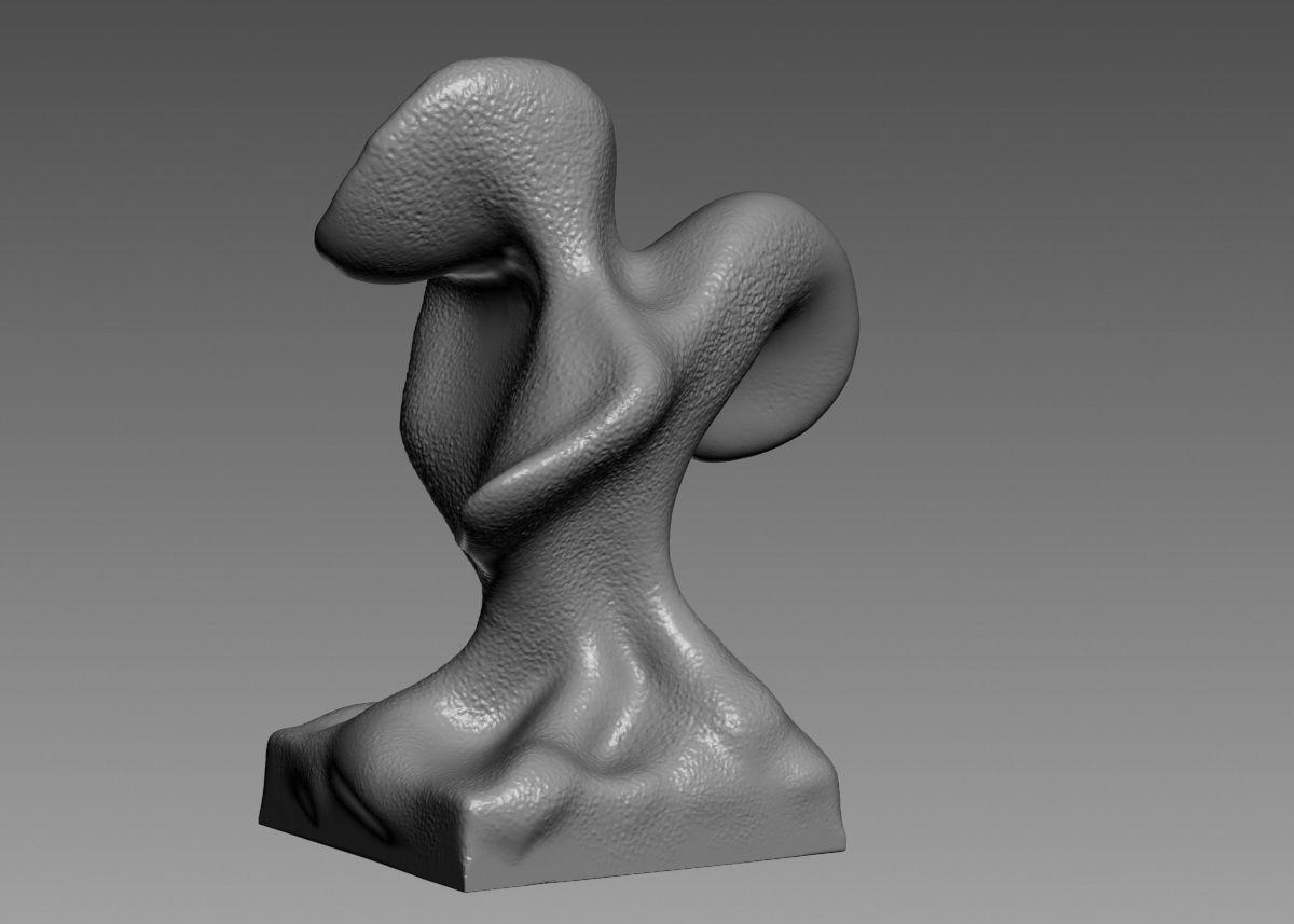 Modern Abstract Decorative sculpture 3d print model 3D print model_27