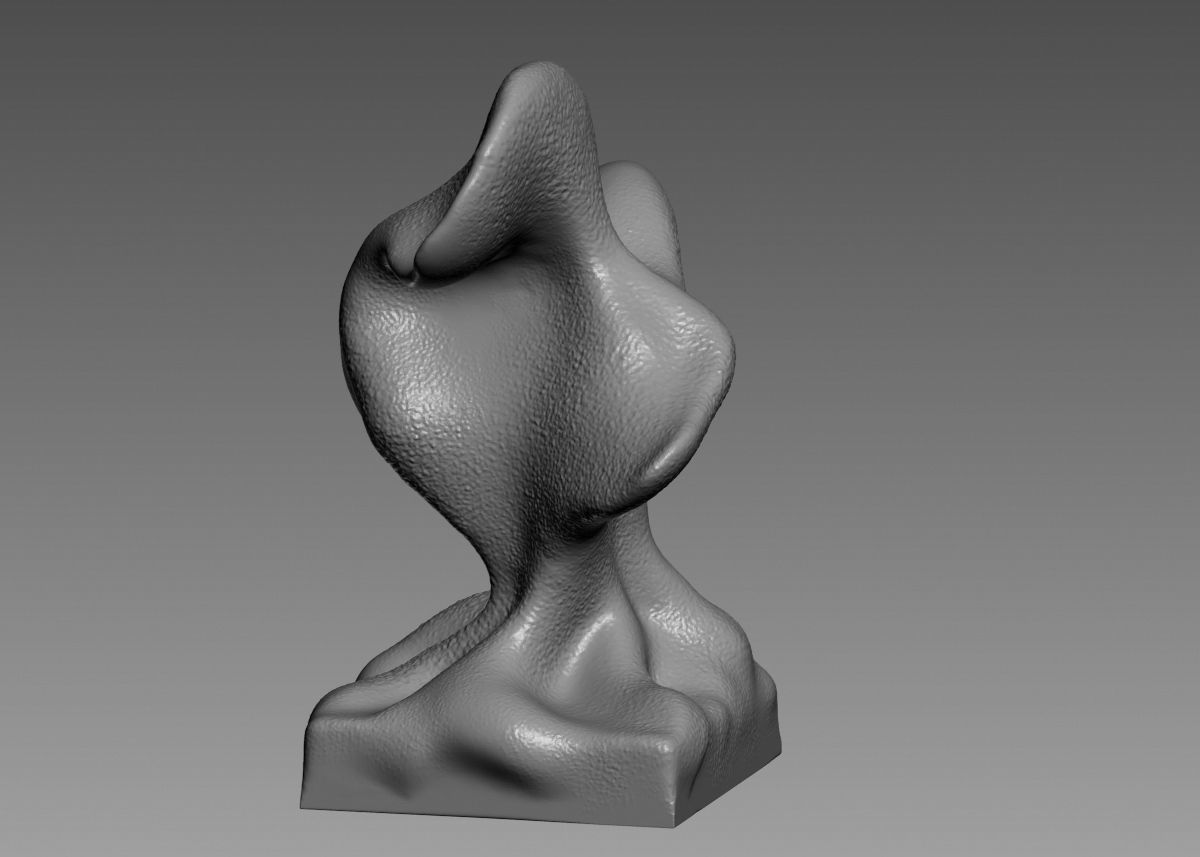 Modern Abstract Decorative sculpture 3d print model 3D print model_33