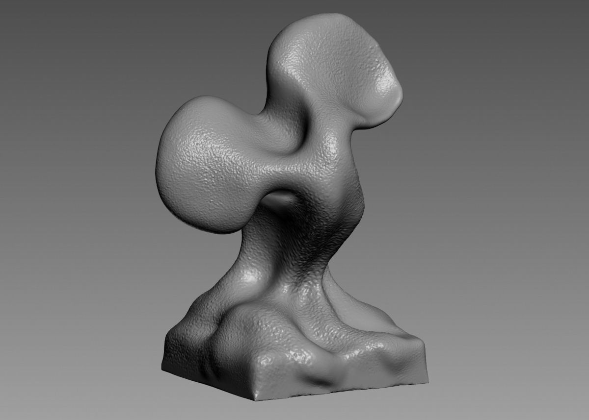 Modern Abstract Decorative sculpture 3d print model 3D print model_8