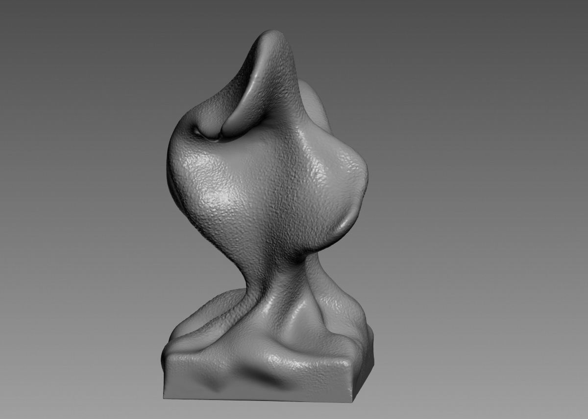 Modern Abstract Decorative sculpture 3d print model 3D print model_25