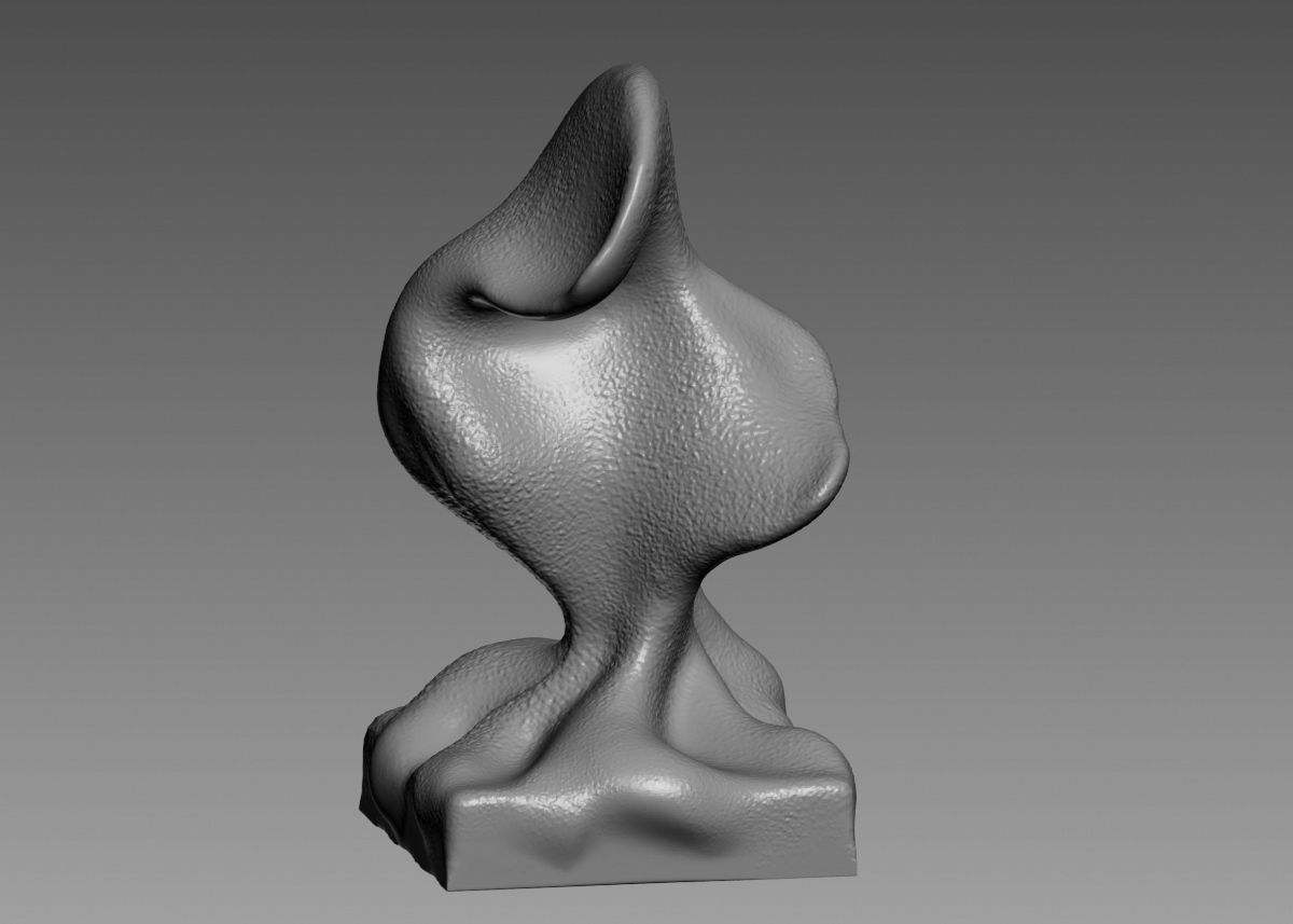 Modern Abstract Decorative sculpture 3d print model 3D print model_26