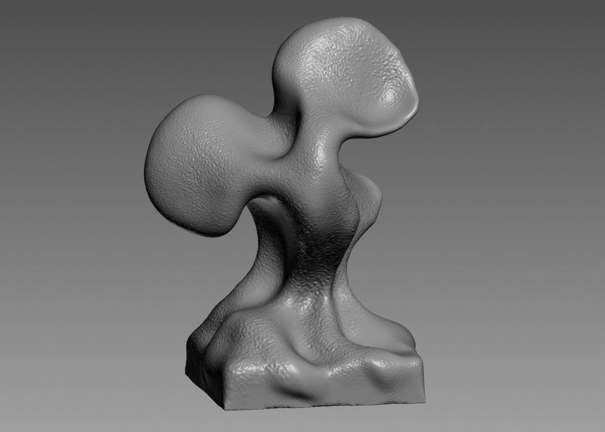 Modern Abstract Decorative sculpture 3d print model 3D print model_44