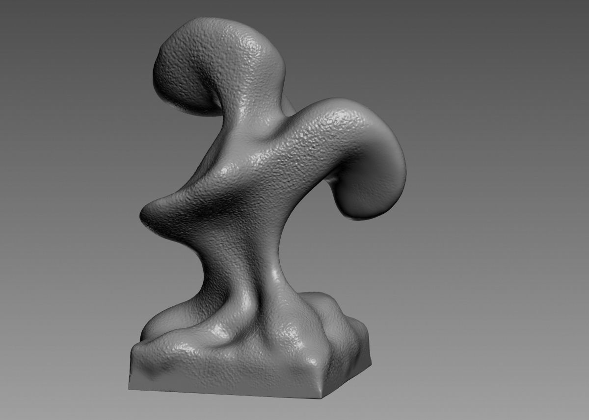 Modern Abstract Decorative sculpture 3d print model 3D print model_24