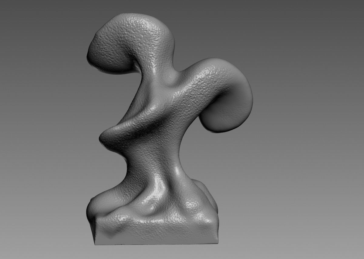 Modern Abstract Decorative sculpture 3d print model 3D print model_35