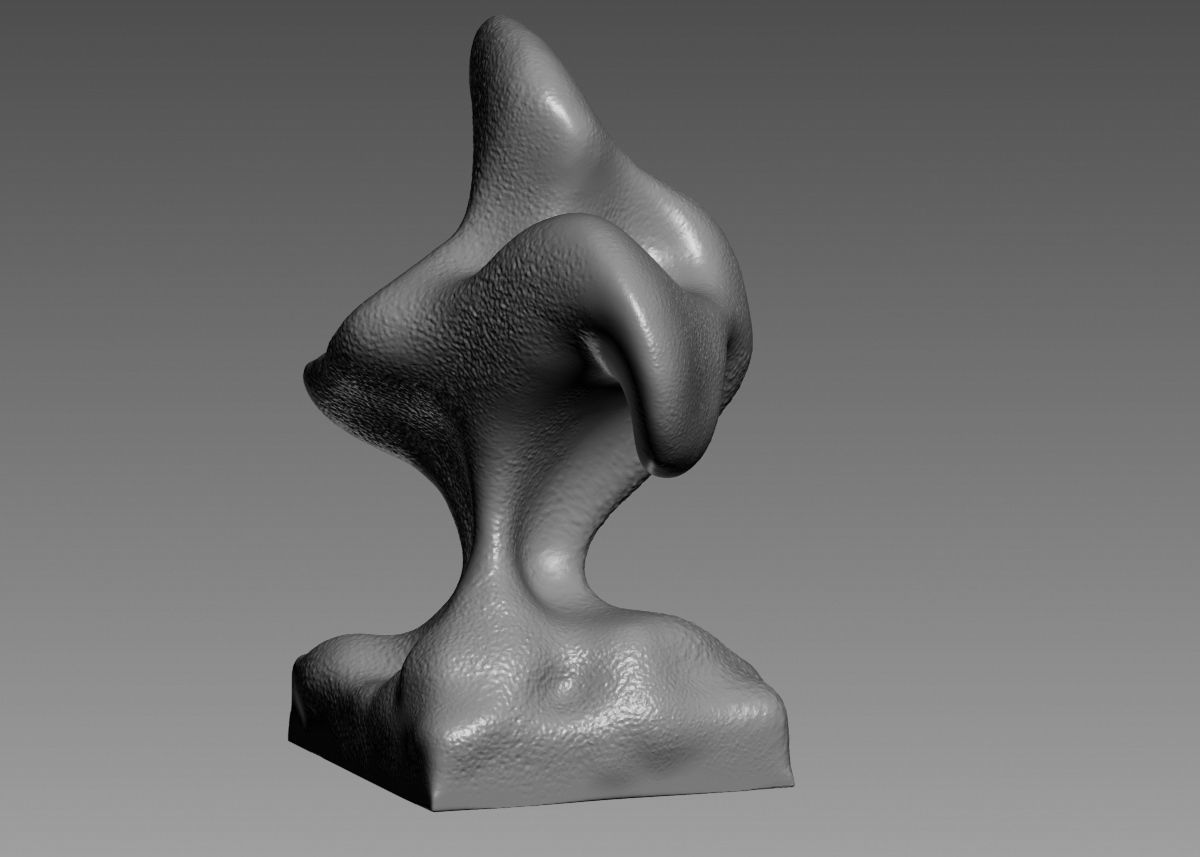 Modern Abstract Decorative sculpture 3d print model 3D print model_14