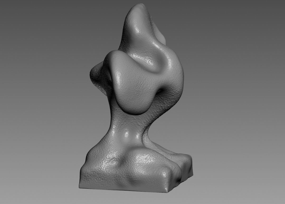 Modern Abstract Decorative sculpture 3d print model 3D print model_12