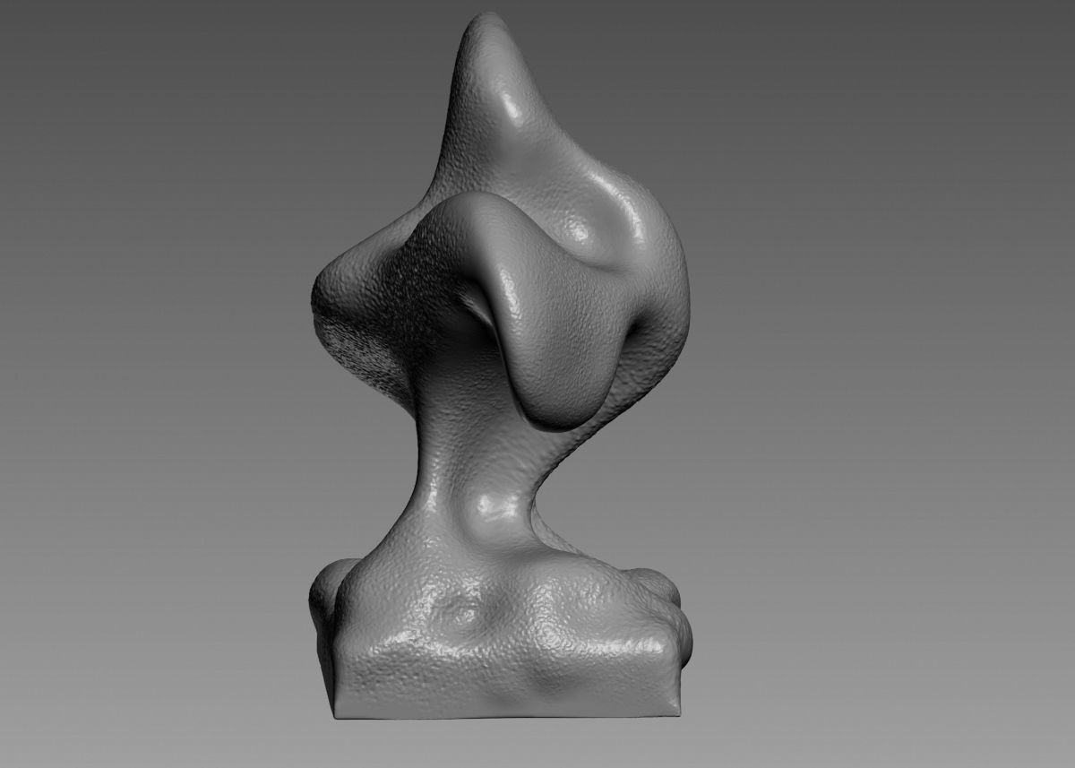 Modern Abstract Decorative sculpture 3d print model 3D print model_19
