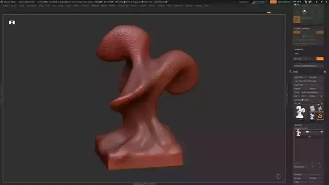 Modern Abstract Decorative sculpture 3d print model