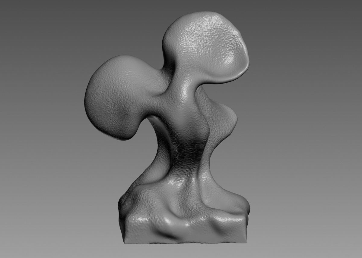 Modern Abstract Decorative sculpture 3d print model 3D print model_37