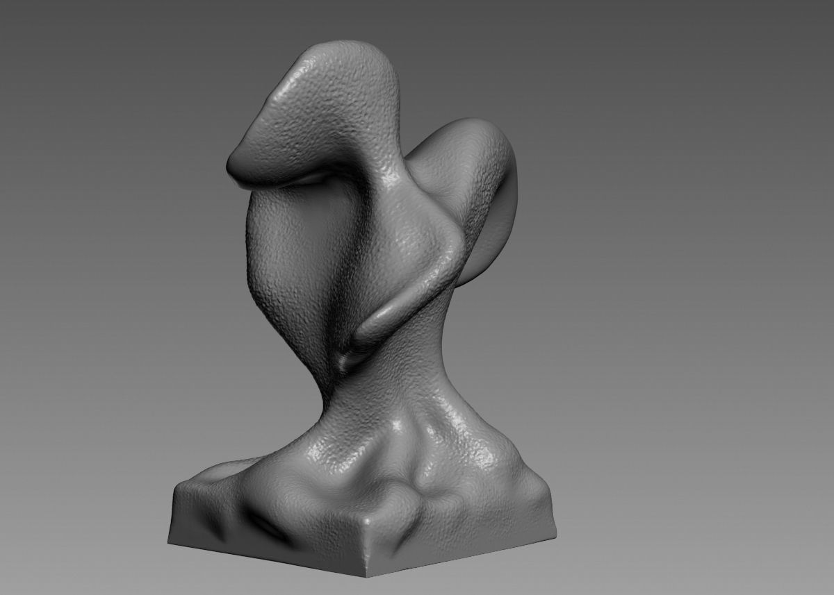 Modern Abstract Decorative sculpture 3d print model 3D print model_30