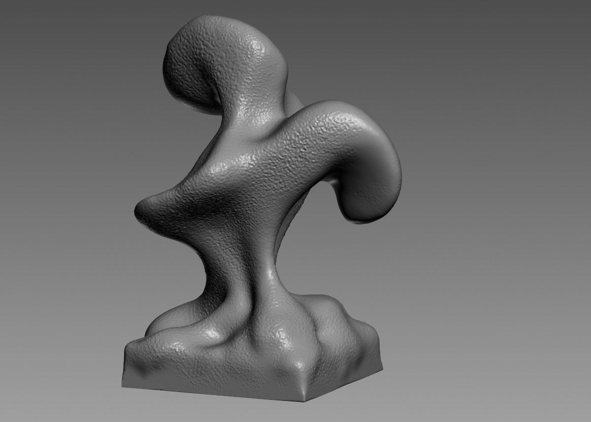 Modern Abstract Decorative sculpture 3d print model 3D print model_17