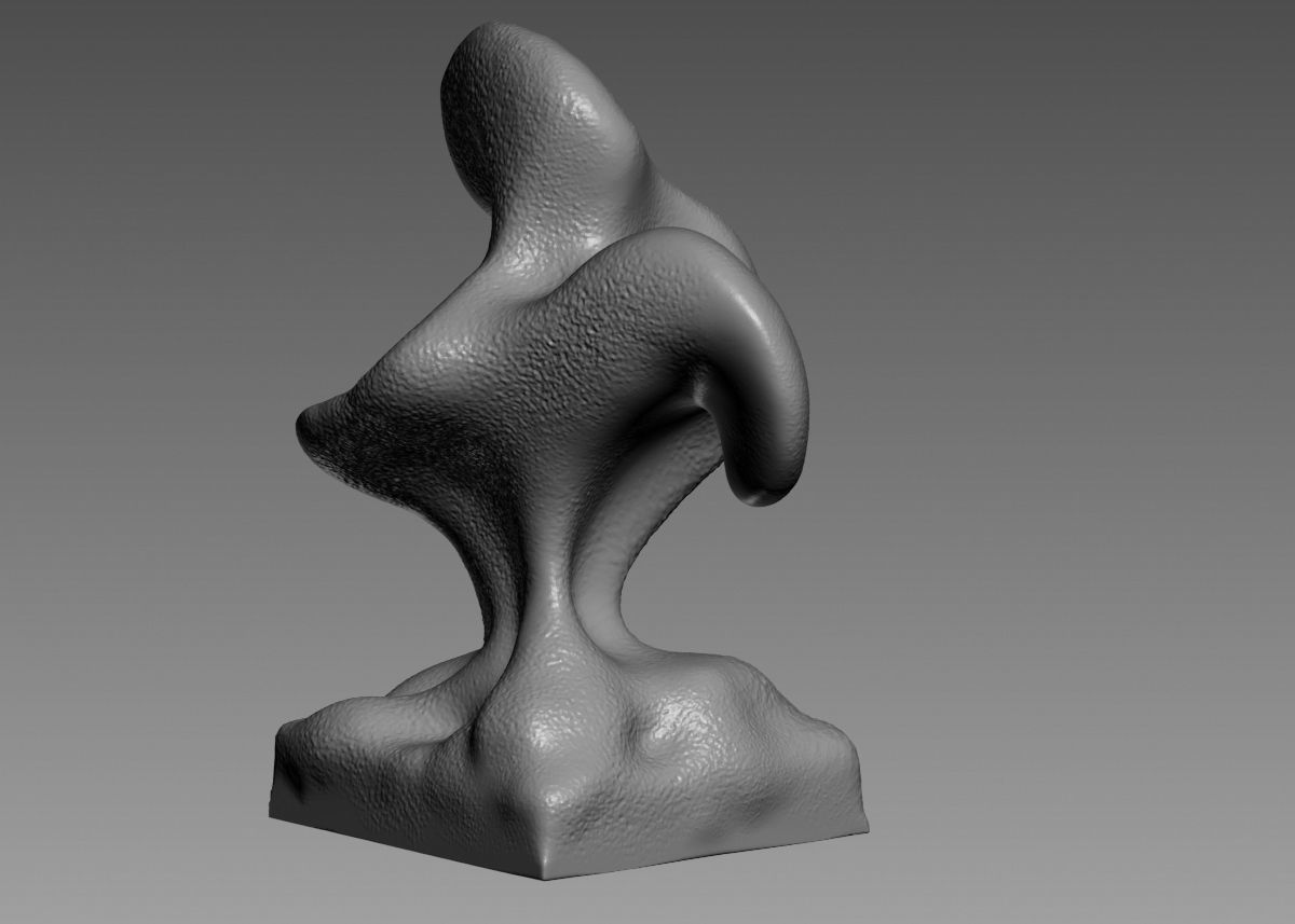 Modern Abstract Decorative sculpture 3d print model 3D print model_18