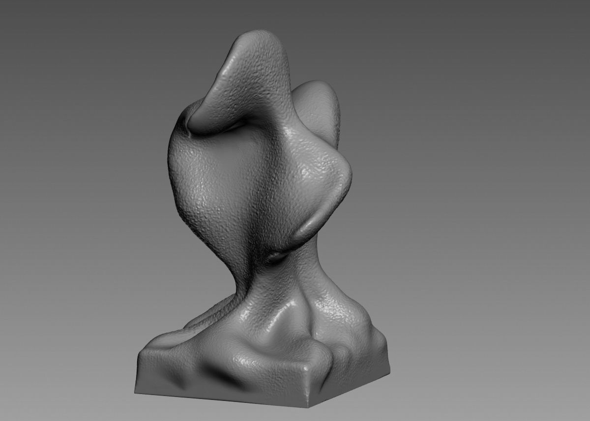 Modern Abstract Decorative sculpture 3d print model 3D print model_28