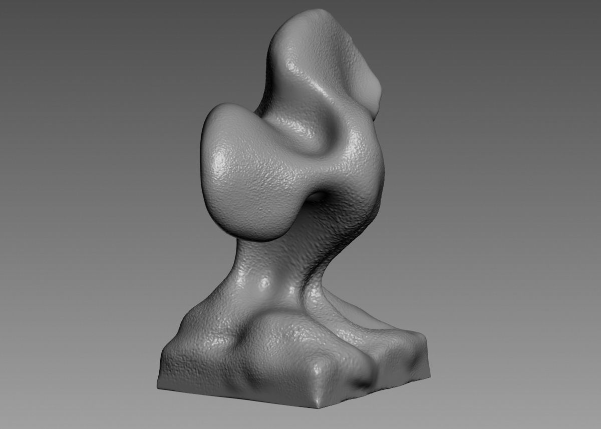 Modern Abstract Decorative sculpture 3d print model 3D print model_5