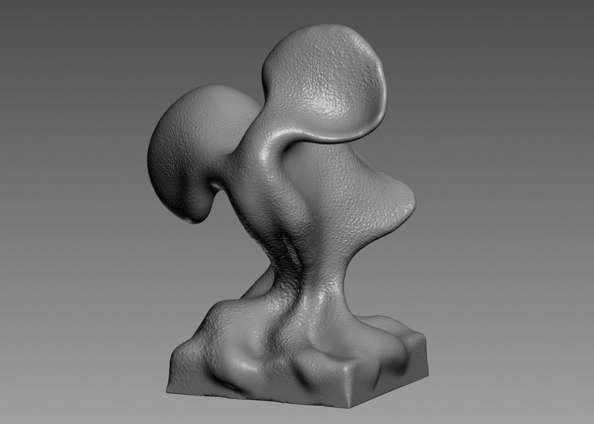 Modern Abstract Decorative sculpture 3d print model 3D print model_38