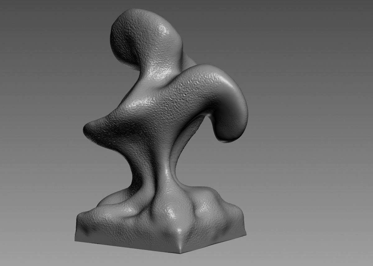 Modern Abstract Decorative sculpture 3d print model 3D print model_15