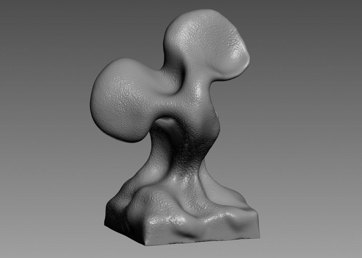 Modern Abstract Decorative sculpture 3d print model 3D print model_39
