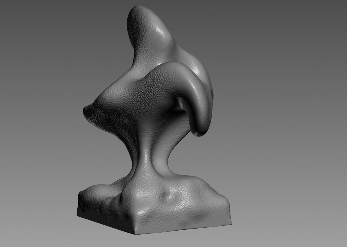 Modern Abstract Decorative sculpture 3d print model 3D print model_11