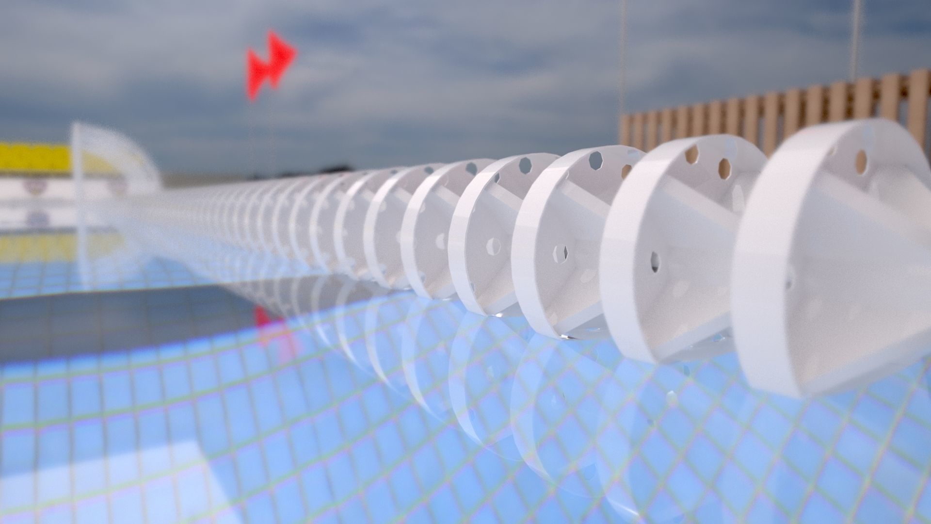 Olympic swimming pool 3D model 3D model_5