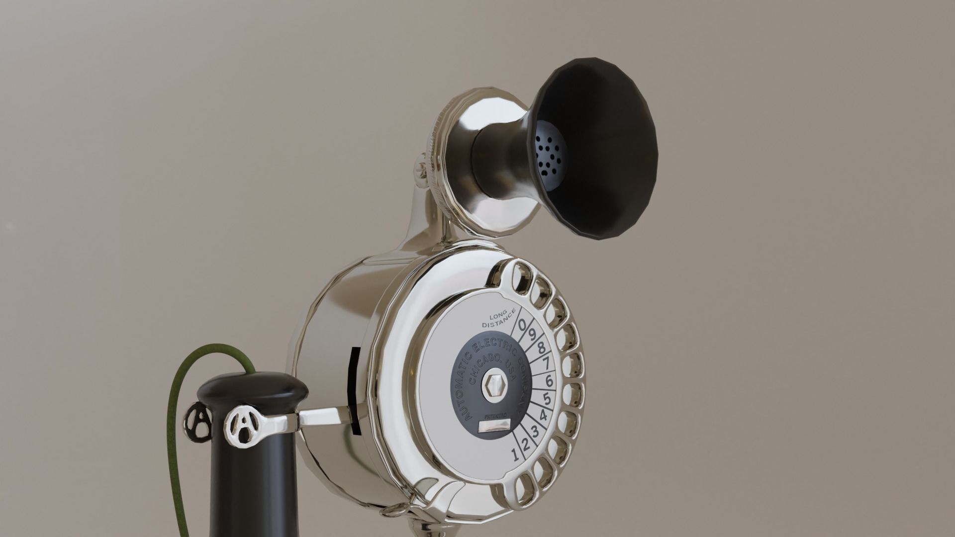 Strowger automatic telephone 3D model_3