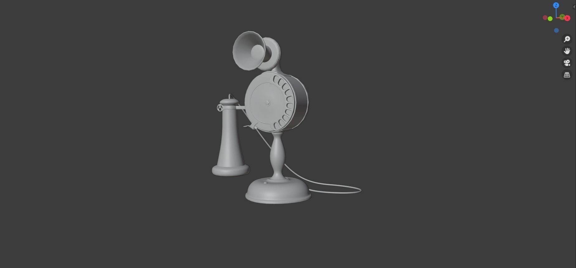 Strowger automatic telephone 3D model_7